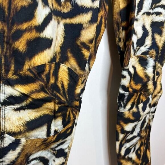 G-Star Raw Womens 5622 3D Mid Boyfriend Tiger Print Trouser Multicolor Size 29 - Picture 4 of 13
